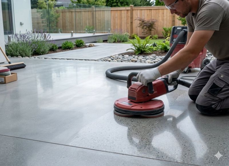 Patio Concrete Polishing in Louisville, KY